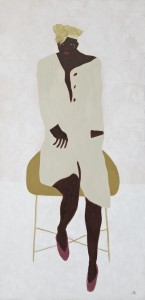 Clara II (2015), Oil on Wood, 103 x 49.5cm