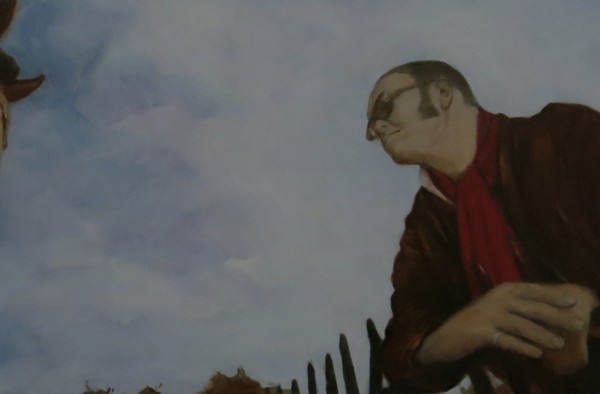 All the George (2015), Oil on Linen, 51 x 152.5cm