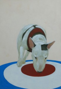 And Saying Something (2015), Oil on Linen, 66 x 46cm