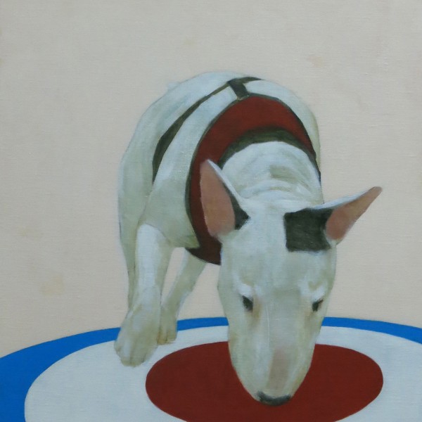 And Saying Something (2015), Oil on Linen, 66 x 46cm