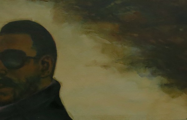 Divided Soul (2015), Oil on Linen, 30.5 x 91.5cm