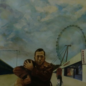 London Irish (2015), Oil on Linen, 76.2 x 76.2cm
