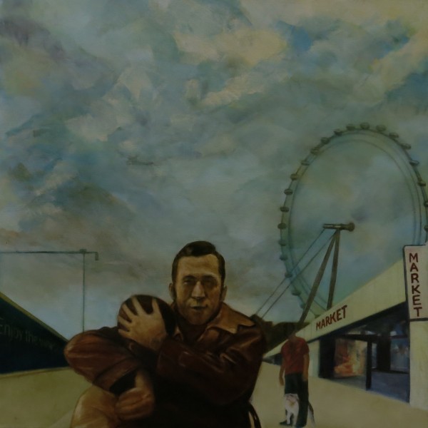 London Irish (2015), Oil on Linen, 76.2 x 76.2cm