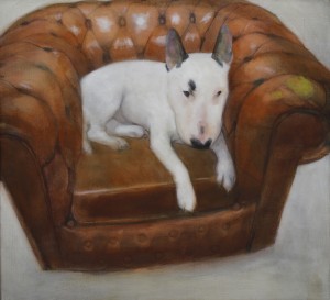 Londons Topdog (2011/12), Oil on Linen, 56 x 61cm