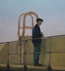 Our Side of the Water (2012), Oil on Linen, 137.2 x 127cm
