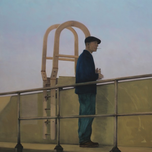 Our Side of the Water (2012), Oil on Linen, 137.2 x 127cm