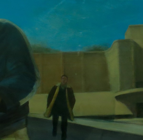 That's Entertainment (2015), Oil on Linen, 40.6 x 81.5cm