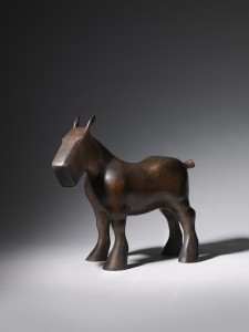 Draft Horse (2014), Bronze (Green Patina), Edition of 9, H36 x L40 x W14cm