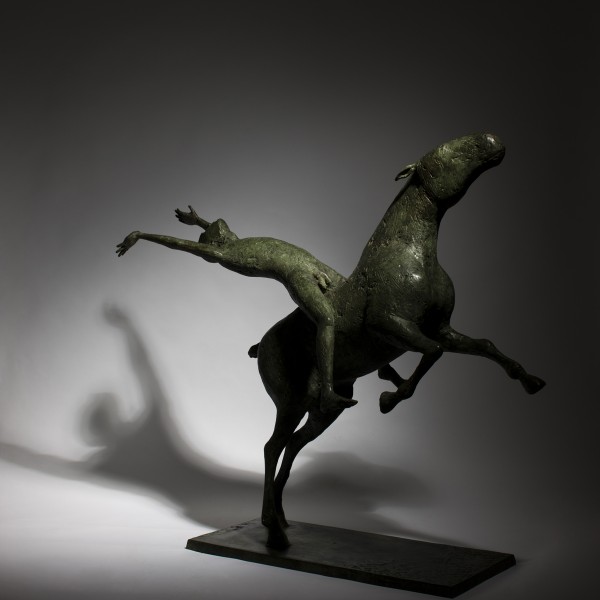 The Fall (2015), Bronze, Edition of 6, H80 x L84 x W41cm