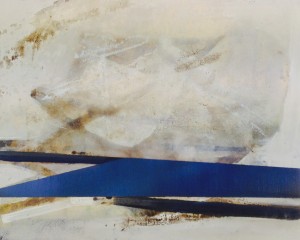 Blue Fold, Oil on Canvas, 40 x 51cm