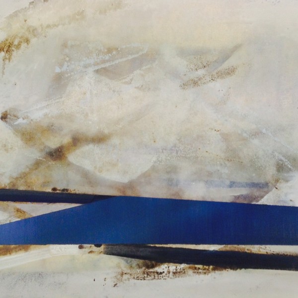 Blue Fold, Oil on Canvas, 40 x 51cm