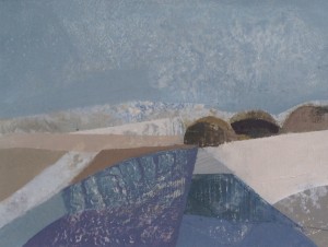 Heathland 1, Oil on Board, 18 x 24cm