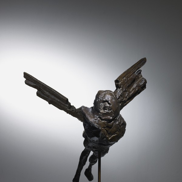 Maquette for the Alcock and Brown Memorial (Horizontal Birdman) (1962), Bronze, Edition 7 of 9, H35.5 x W40.5cm