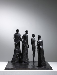 Group (1980), Bronze, Edition 2 of 6, H27.9 x W34.3 x D34.3cm