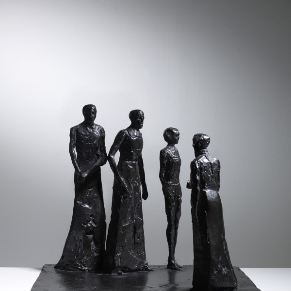 Group (1980), Bronze, Edition 2 of 6, H27.9 x W34.3 x D34.3cm