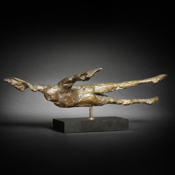 Horizontal Birdman I (1962), Bronze, Edition 10 of 10, H12.1cm x W40.6cm