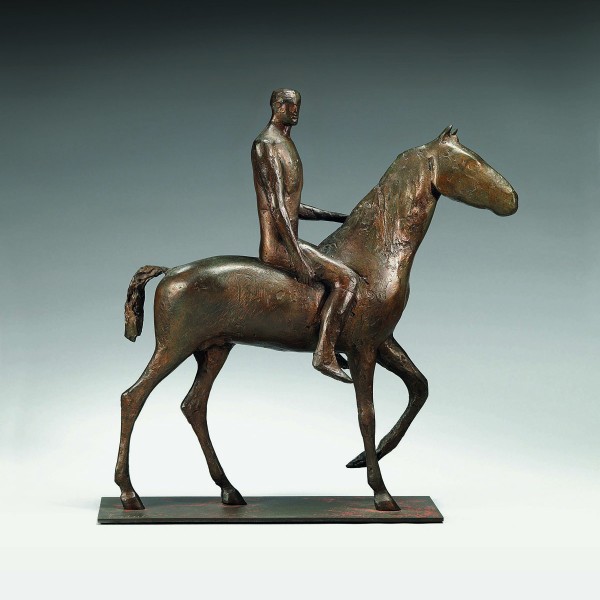 Horse and Rider (1970), Bronze, Edition of 7, H52.1 x W50.8cm