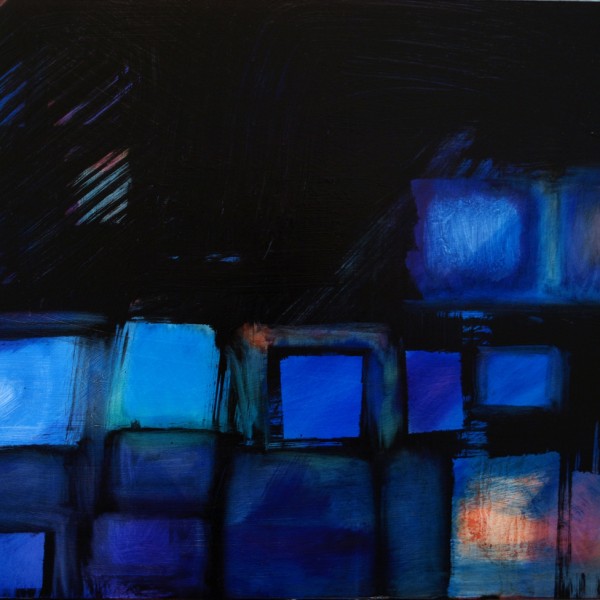 Atlantic History (2012), Oil on Board, 40.6 x 50.8cm