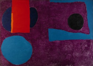 Big Violet with Red & Blue (1965), Oil on Canvas, 152 x 213cm