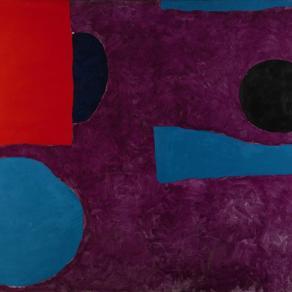 Big Violet with Red & Blue (1965), Oil on Canvas, 152 x 213cm