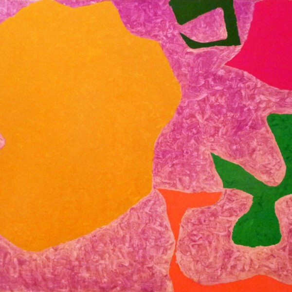 Five in Scribbled Violet (1971-73), Oil on Canvas, 76 x 101cm