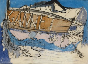 Gannet (1964), Watercolour, 55 x75cm
