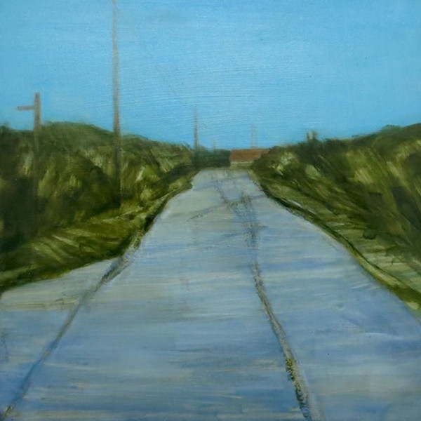 Gone all Country on Me (2015), Oil on Wood, 25 x 25cm