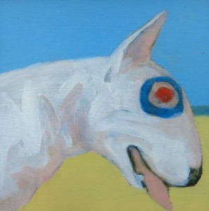 It's all the Same to Me (2015), Oil on Wood, 10 x 10cm