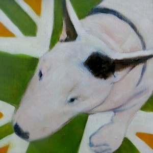 The Imperial Soul (2015), Oil on Wood, 10 x 10cm