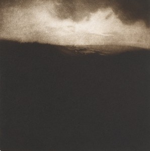Landscape near Bath (2014), Mezzotint, Edition of 30, 25 x 25cm