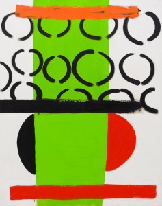 Green and Orange (1970), Acrylic on Canvas, 185.5 x 157.5cm