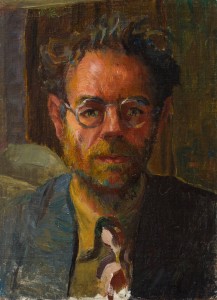 Self Portrait (c.1945-48), Oil on Linen, 35.6 x 26cm