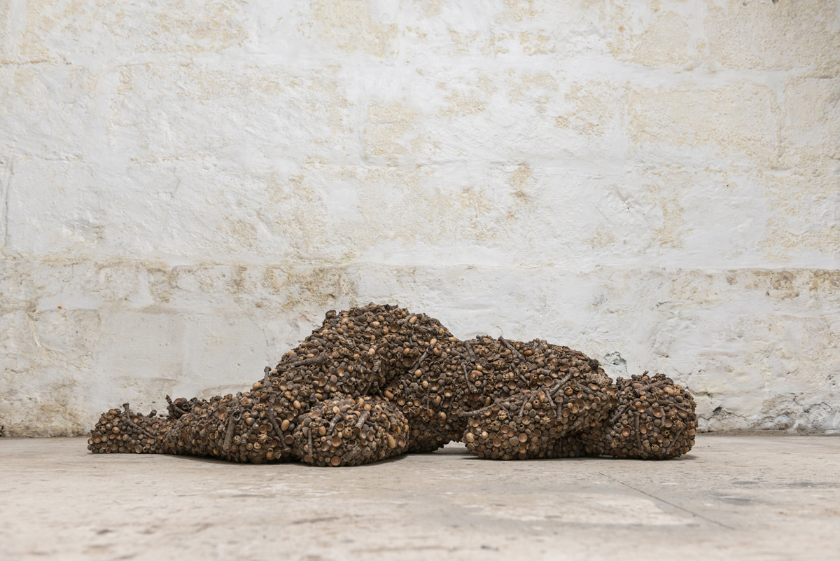 Dappled Sleep (2014), Acorns of Bronze, Edition of 6, 135 x 45 x 36cm
