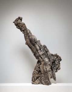 Old Giant (2015), Unique Bronze, Found Wood, 114 x 72 x 28cm