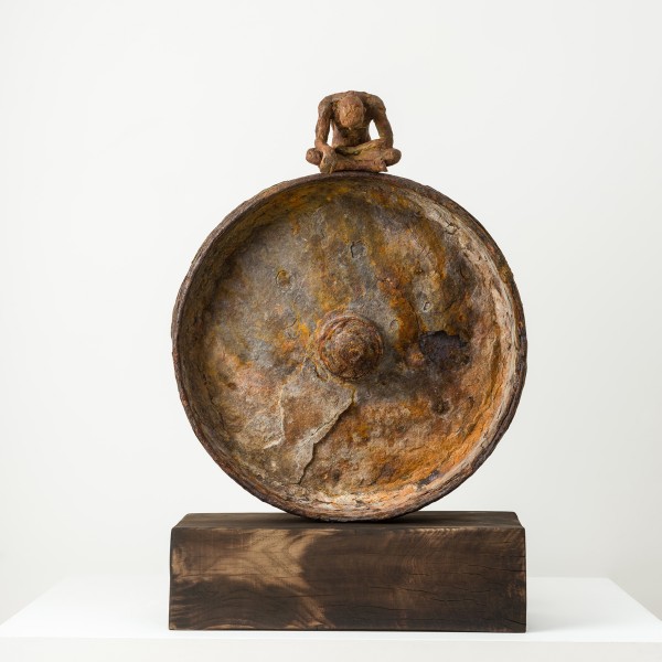 The Grace of God (2015), Unique Bronze, Found Steel, 77 x 65 x 12cm