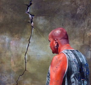 Golgotha (2015), Oil on Canvas, 52 x 38cm