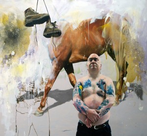 I Could Have Been Tarzan (2014), Oil on Canvas, 150 x 160cm