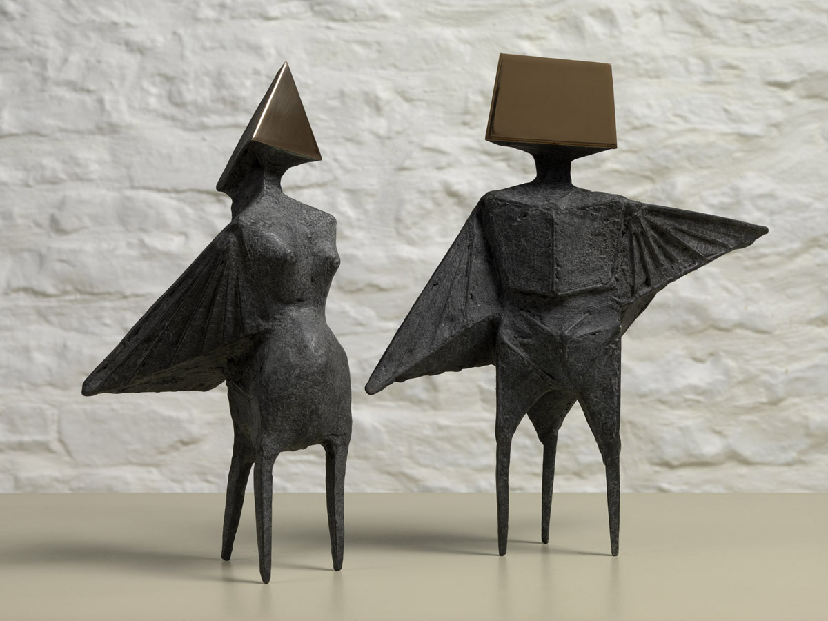 Maquette IV Two Winged Figures (1973), Bronze, Edition 2 of 6, H29cm, 671S
