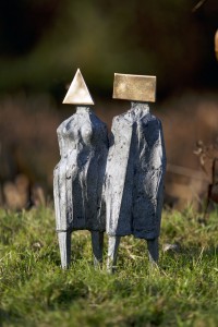 Maquette VII Walking Couple (1976), Bronze, Edition 7 of 8, 40.5 x 23 x 18cm, CR736S