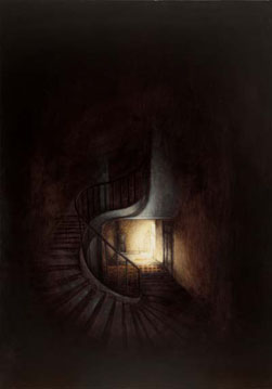 9 Rue Christine III (2001-02), Oil on Canvas, 174 x 122cm