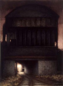 Anon Railway (2003), Oil on Canvas, 76 x 56cm