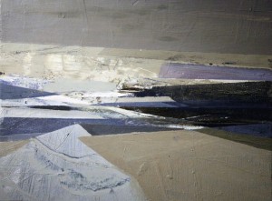 Crossings (2013), Oil on Board, 18 x 24cm