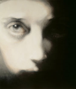 Head-One Eyed (2007), Oil on Canvas, on Board, 91.5 x 77cm