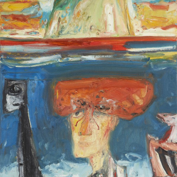 Bass Rock (2004), Oil on Canvas, 20 x 20 inches