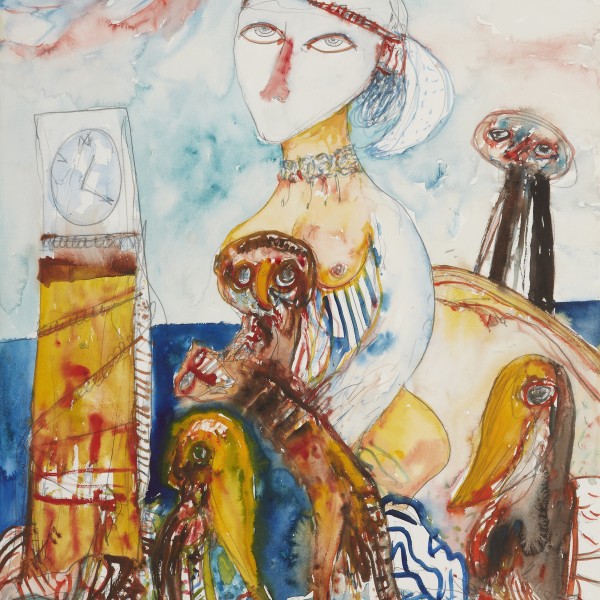 Towards the Horizon (1992), Watercolour, 30 x 22 inches