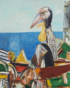 Wisdom of Time Past (1998), Oil on Canvas, 50 x 40 inches