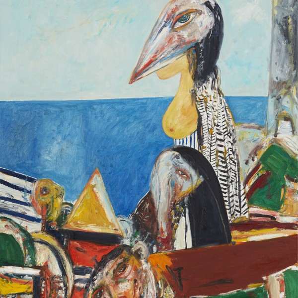 Wisdom of Time Past (1998), Oil on Canvas, 50 x 40 inches