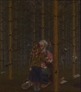 Sheeny and Flora (2006-09), Oil on Canvas, 175 x 154cm