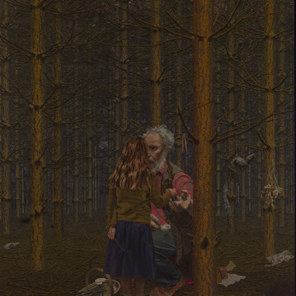 Sheeny and Flora (2006-09), Oil on Canvas, 175 x 154cm