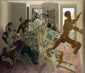 New Year (2004-05), Oil on Canvas, 29.5 x 21 inches